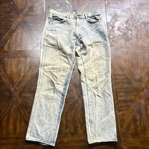 Vintage Light Wash Straight Jeans